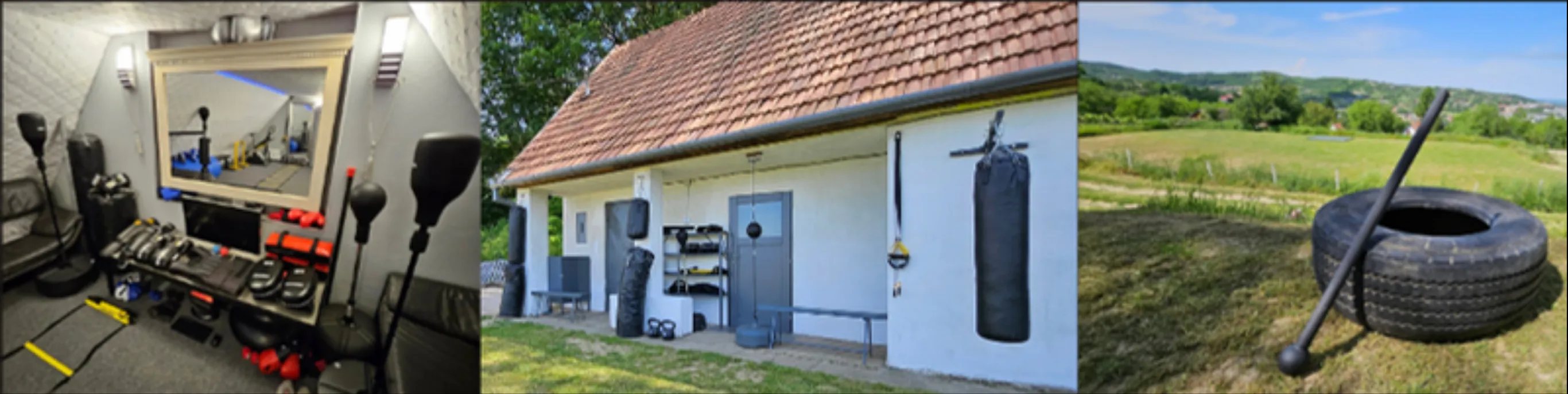 A Vitality Gym beltéri terme, a Vitality Park edzőháza és a kültéri Aréna
